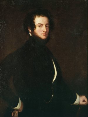 Autoportrait du comte Alfred d'Orsay by Alfred D'Orsay Oil Painting