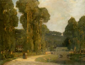 The Cotsolds Oil painting by Alfred East