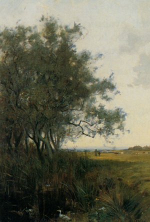 Walkton Kettering by Alfred East Oil Painting