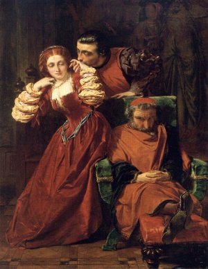 Two Gentlemen of Verona Oil painting by Alfred Elmore