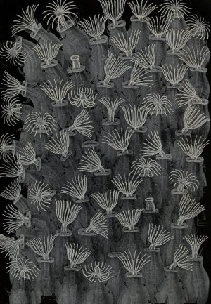 Animaux-mousse by Alfred Fredol Oil Painting