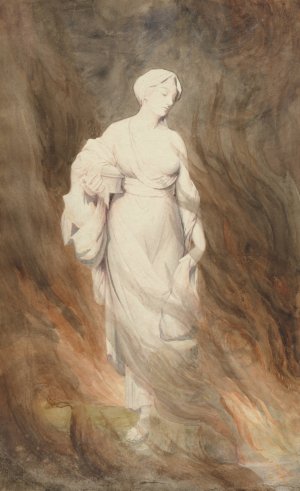 Lot's Wife by Alfred George Stevens Oil Painting
