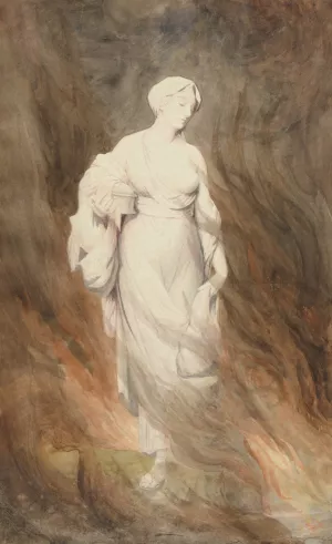 Lot's Wife by Alfred George Stevens Oil Painting