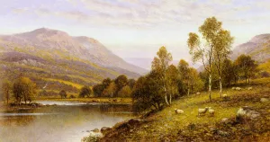 Early Evening, Cumbria by Alfred Glendening - Oil Painting Reproduction