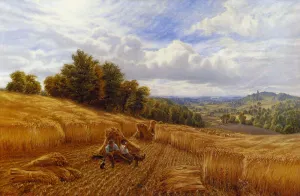 Resting From The Harvest painting by Alfred Glendening