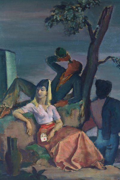Siesta by Alfred Hagel - Hand-Painted Oil Painting Reproduction
