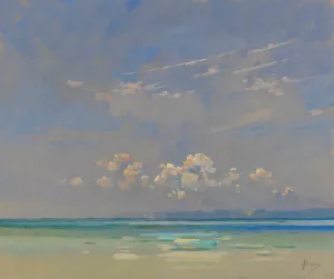 Chiemsee by Alfred Haushofer Oil Painting