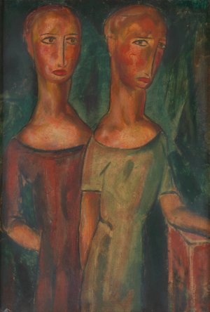 Duality by Alfred Henry Maurer Oil Painting