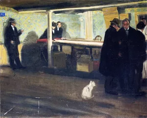 Evening at the Club Oil painting by Alfred Henry Maurer