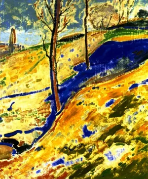 Fauve Landscape by Alfred Henry Maurer Oil Painting