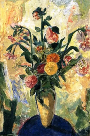 Floral Still LIfe by Alfred Henry Maurer - Oil Painting Reproduction