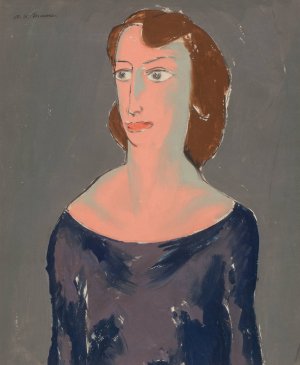 Head by Alfred Henry Maurer Oil Painting