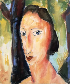 Head of a Woman by Alfred Henry Maurer Oil Painting