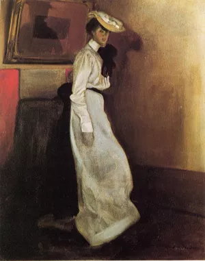 Jeanne in Interior by Alfred Henry Maurer Oil Painting