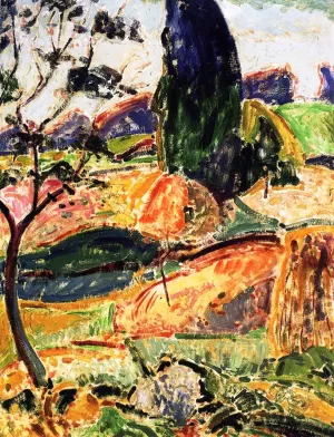 Landscape 10 by Alfred Henry Maurer Oil Painting