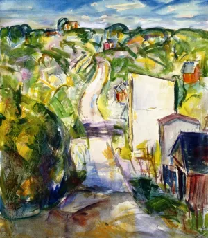 Landscape 3 painting by Alfred Henry Maurer
