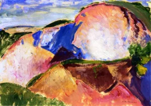 Landscape 7 by Alfred Henry Maurer Oil Painting