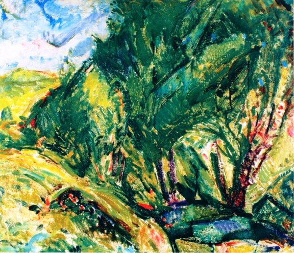 Landscape 8 by Alfred Henry Maurer - Hand-Painted Oil Painting Reproduction