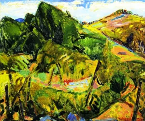 Landscape 9 by Alfred Henry Maurer Oil Painting