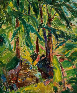Landscape by Alfred Henry Maurer Oil Painting