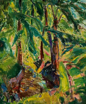 Landscape by Alfred Henry Maurer Oil Painting