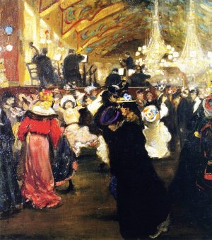 Le Bal au Moulin Rouge by Alfred Henry Maurer Oil Painting