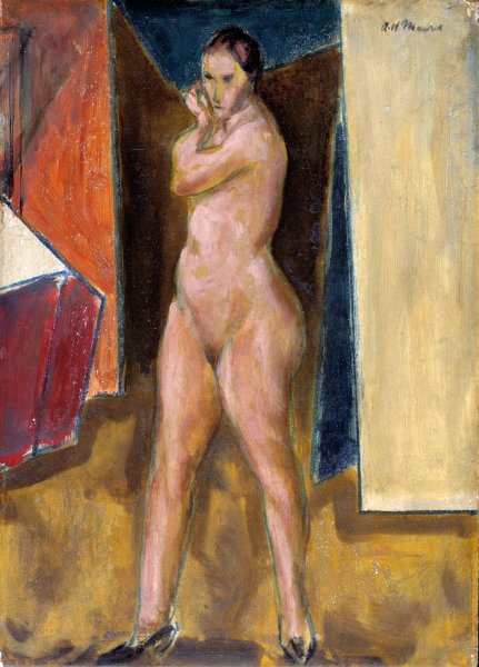 Nude  by Alfred Henry Maurer - Hand-Painted Oil Painting Reproduction