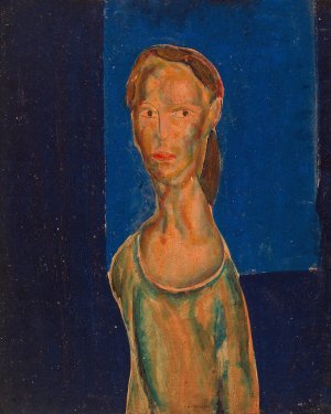 Portrait of a Woman Oil painting by Alfred Henry Maurer