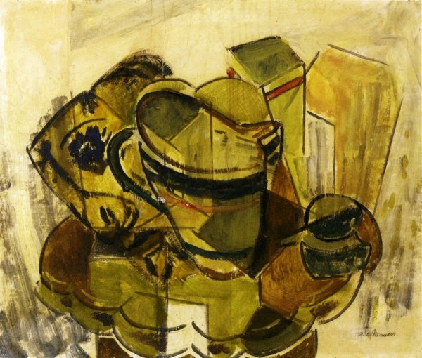 Main Product Photo of Still Life No. 7 Painting by Alfred Henry Maurer
