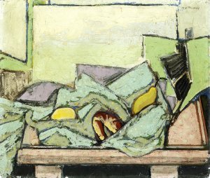 Still Life with Green Cloth