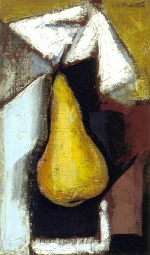 Still Life with Pear by Alfred Henry Maurer Oil Painting