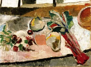 Still Life with Vegetables by Alfred Henry Maurer Oil Painting