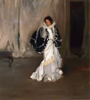 The Black Cape Oil painting by Alfred Henry Maurer