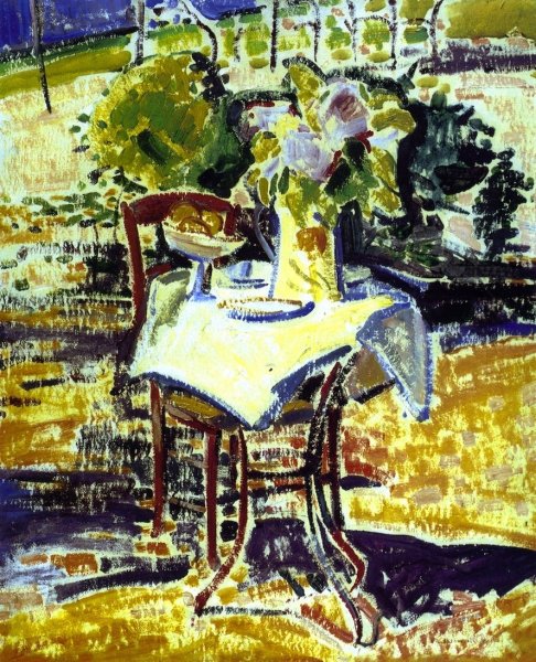 Main Product Photo of The Iron Table Painting by Alfred Henry Maurer