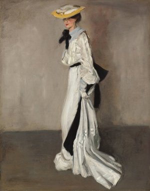 The Woman In White Oil painting by Alfred Henry Maurer