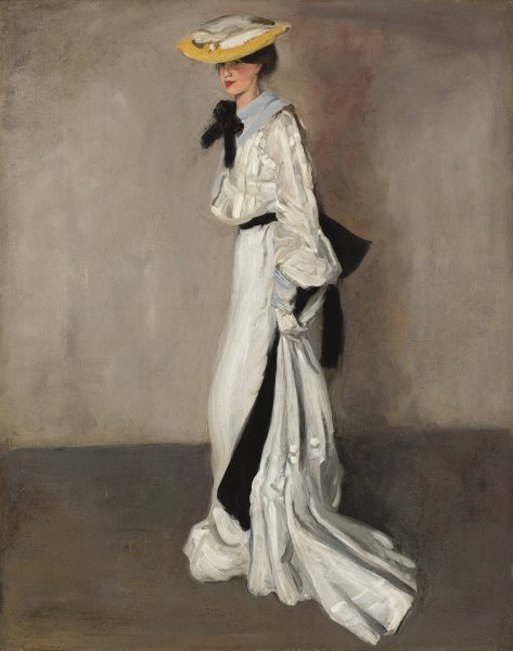 The Woman In White  by Alfred Henry Maurer - Hand-Painted Oil Painting Reproduction