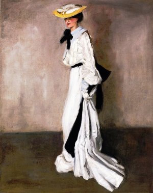 The Woman in White Oil painting by Alfred Henry Maurer