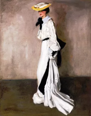 The Woman in White by Alfred Henry Maurer Oil Painting