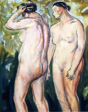 Two Figures by Alfred Henry Maurer - Oil Painting Reproduction