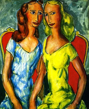 Two Sisters 2 painting by Alfred Henry Maurer