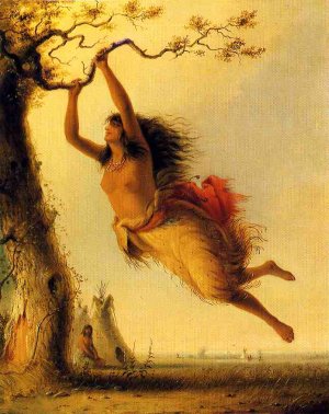 Indian Girl Swinging