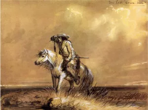 The Lost Green-Horn by Alfred Jacob Miller - Oil Painting Reproduction