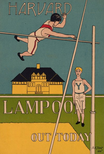 Main Product Photo of Harvard lampoon, out today  Painting by Alfred Keane Moe