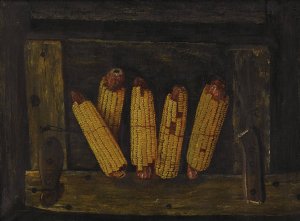 Hanging Ears of Corn by Alfred Montgomery Oil Painting