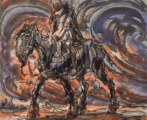 Alva by Alfred Ost Oil Painting