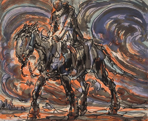 Alva  by Alfred Ost - Hand-Painted Oil Painting Reproduction
