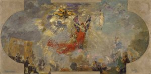 Apotheose by Alfred Philippe Roll Oil Painting