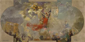 Apotheose by Alfred Philippe Roll Oil Painting