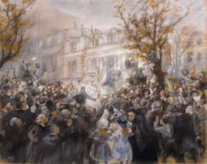 Fete du quatre-vingtieme anniversaire de Victor Hugo by Alfred Philippe Roll Oil Painting