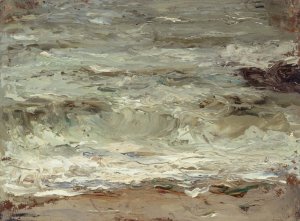 La Vague by Alfred Philippe Roll Oil Painting